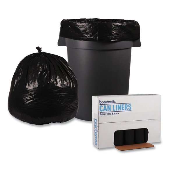 Boardwalk BWK517 40 in. x 46 in. 45 gal. 1.2 mil Recycled Low-Density Polyethyle - Picture 2 of 4